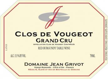 Domaine Jean Grivot - Clos de Vougeot 2021