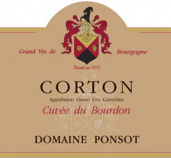 Domaine Ponsot, Corton Grand Cru, 'cuvee Du Bourdon,' 2014