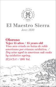 El Maestro Sierra - Oloroso 15 Year Old NV (375ml)