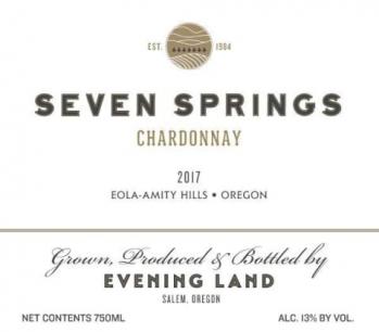 Evening Land Seven Springs Chardonnay, 2021