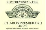Roy-prevostat Et Fils, Chablis Premier Cru, Les Lys, 2009