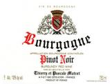 Thierry Et Pascale Matrot, Bourgogne Pinot Noir, 2018
